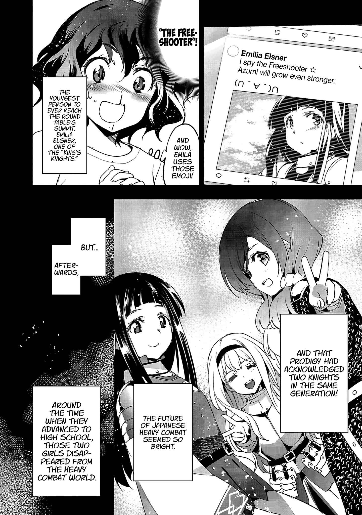 Page 4 Chapter 15 Shoujo Kishidan × Knight Tale