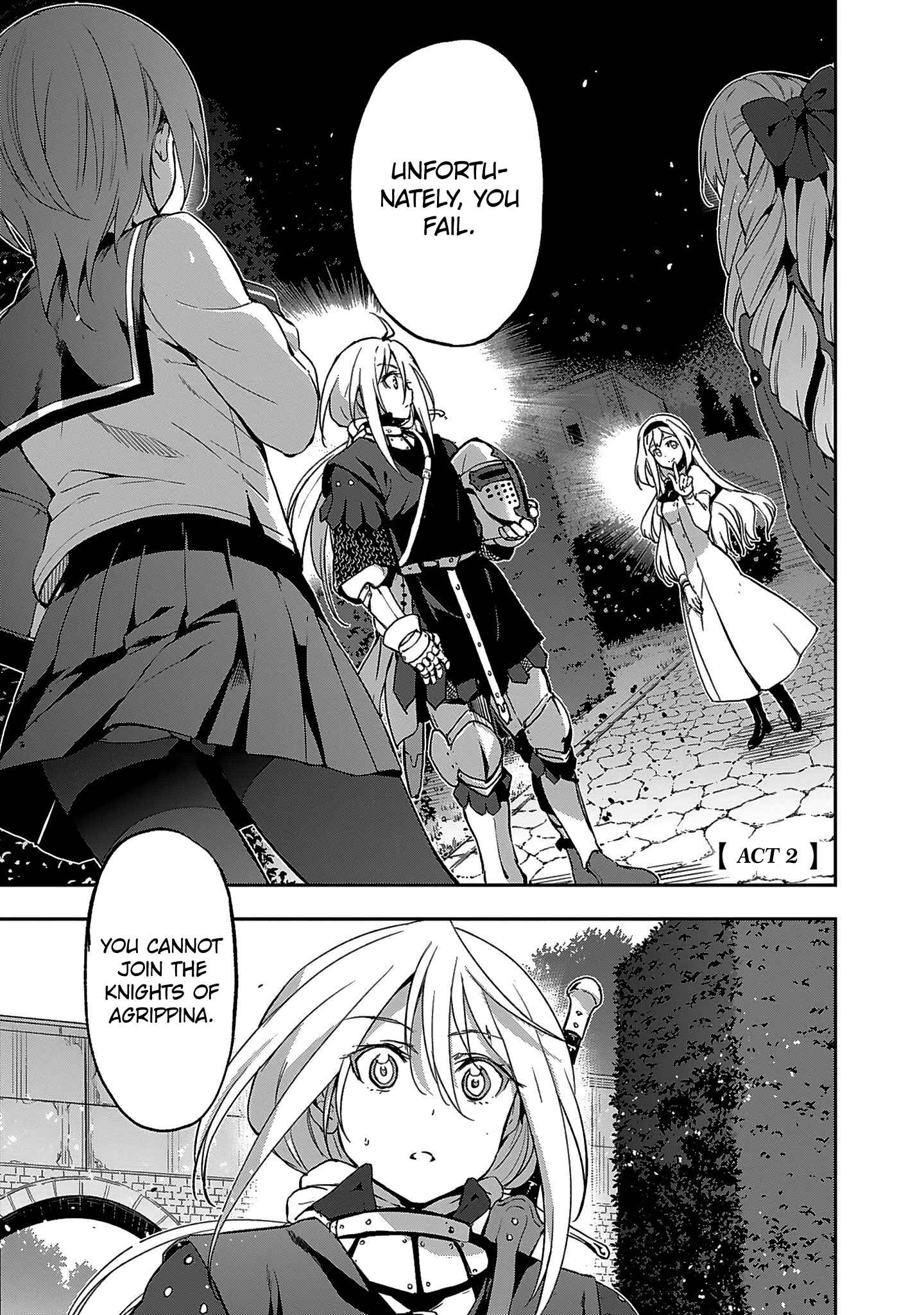 Page 1 Chapter 2 Shoujo Kishidan × Knight Tale
