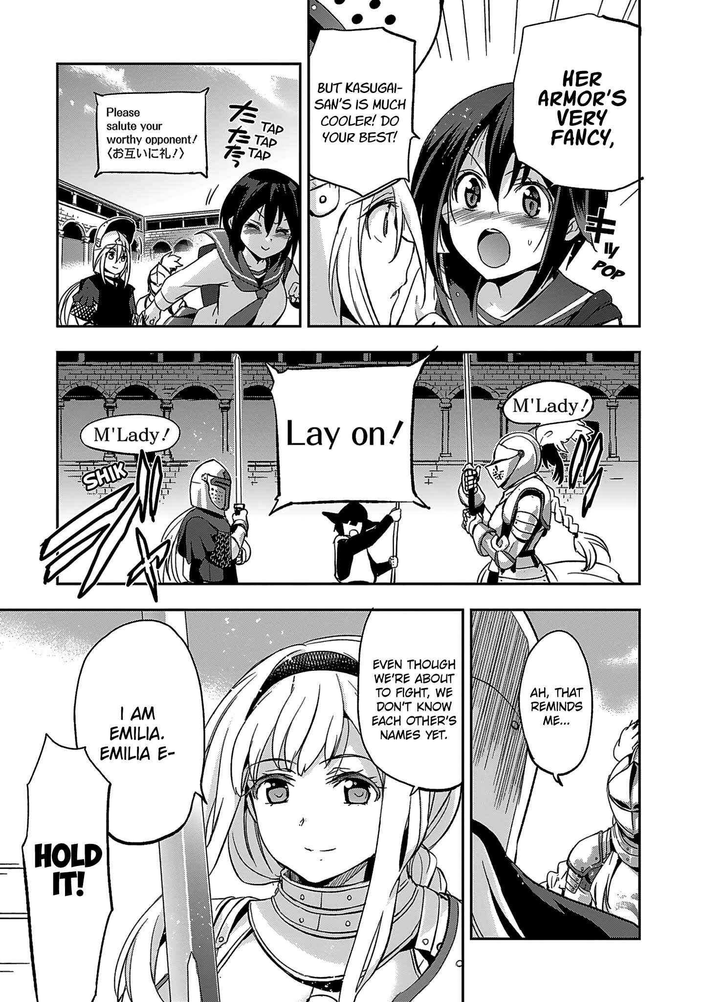 Page 15 Chapter 2 Shoujo Kishidan × Knight Tale