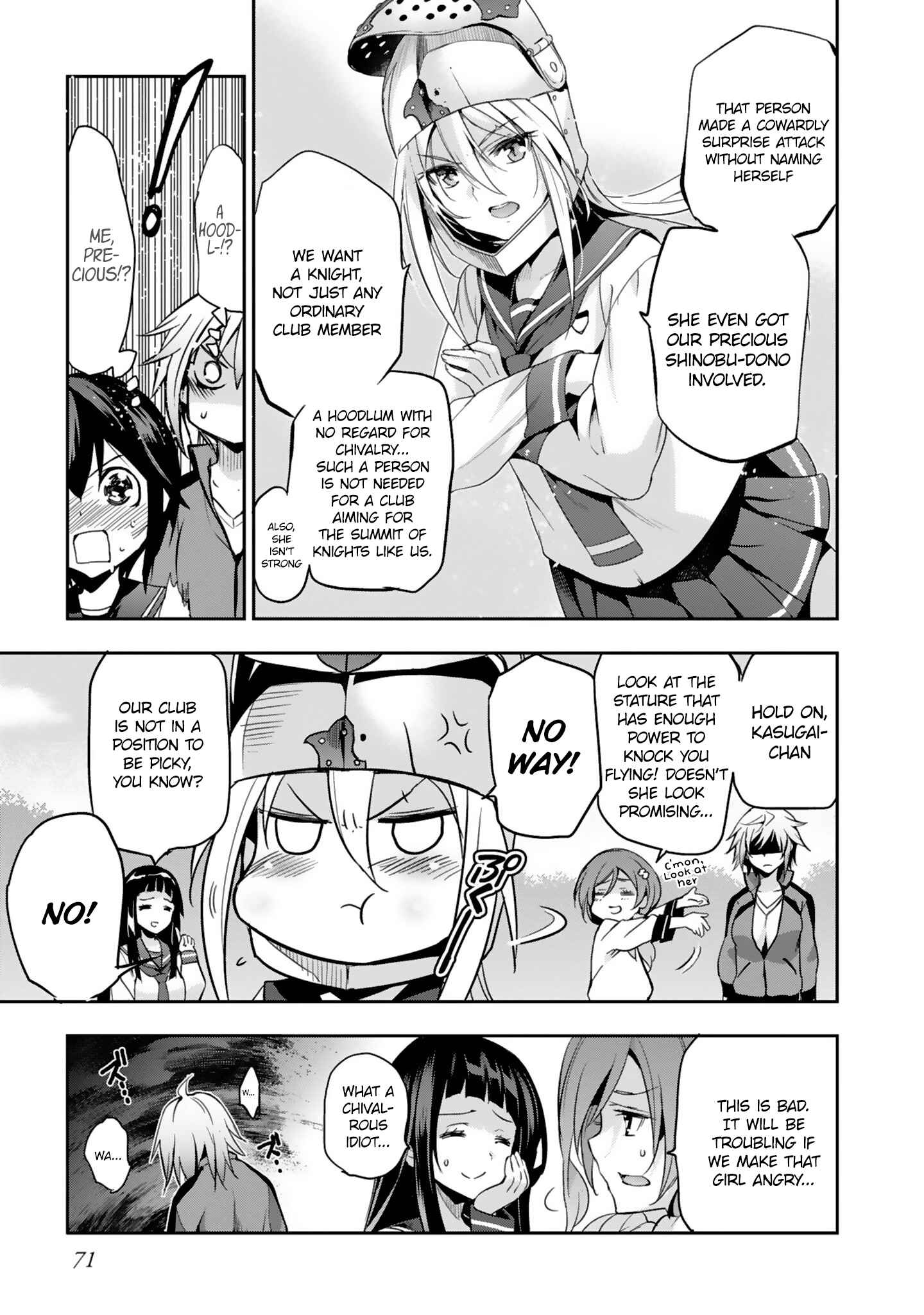 Page 11 Chapter 8 Shoujo Kishidan × Knight Tale