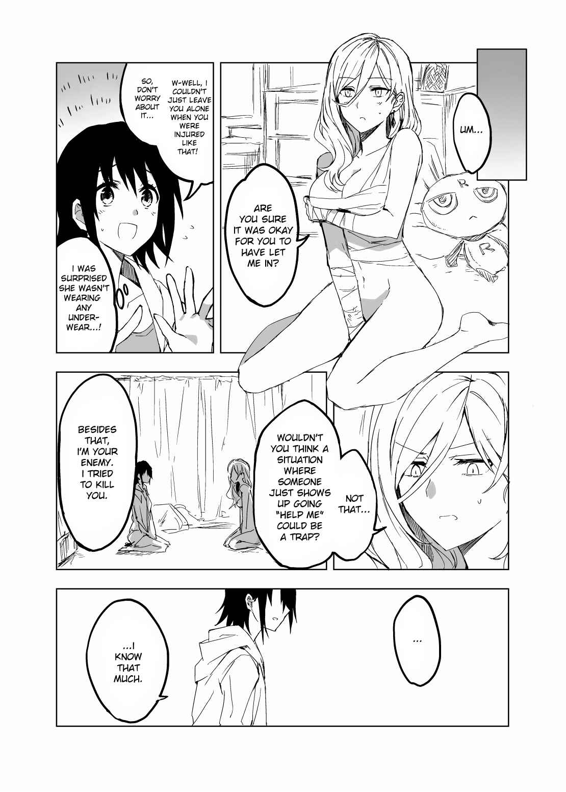 Page 7 Chapter 0.1 Hero-san to Moto Onna Kanbu-san