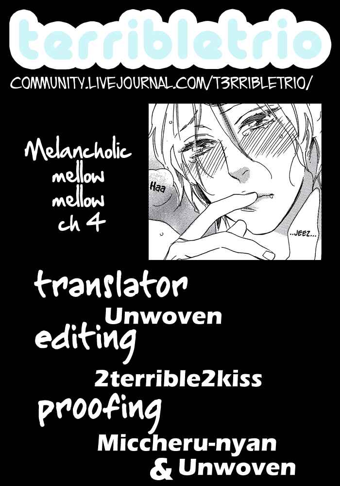 Page 1 Chapter 4 Melancholic Mellow Mellow