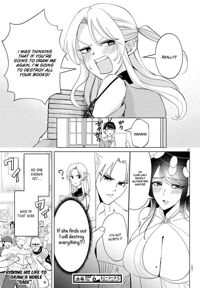 Page 14 Chapter 4 Hagure Yuusha no Isekai Bible ~Isekai de Echiechi Manga Kaitetara, Seishodzukai Toshite Agamerarete Iru Ken ni Tsuite.~