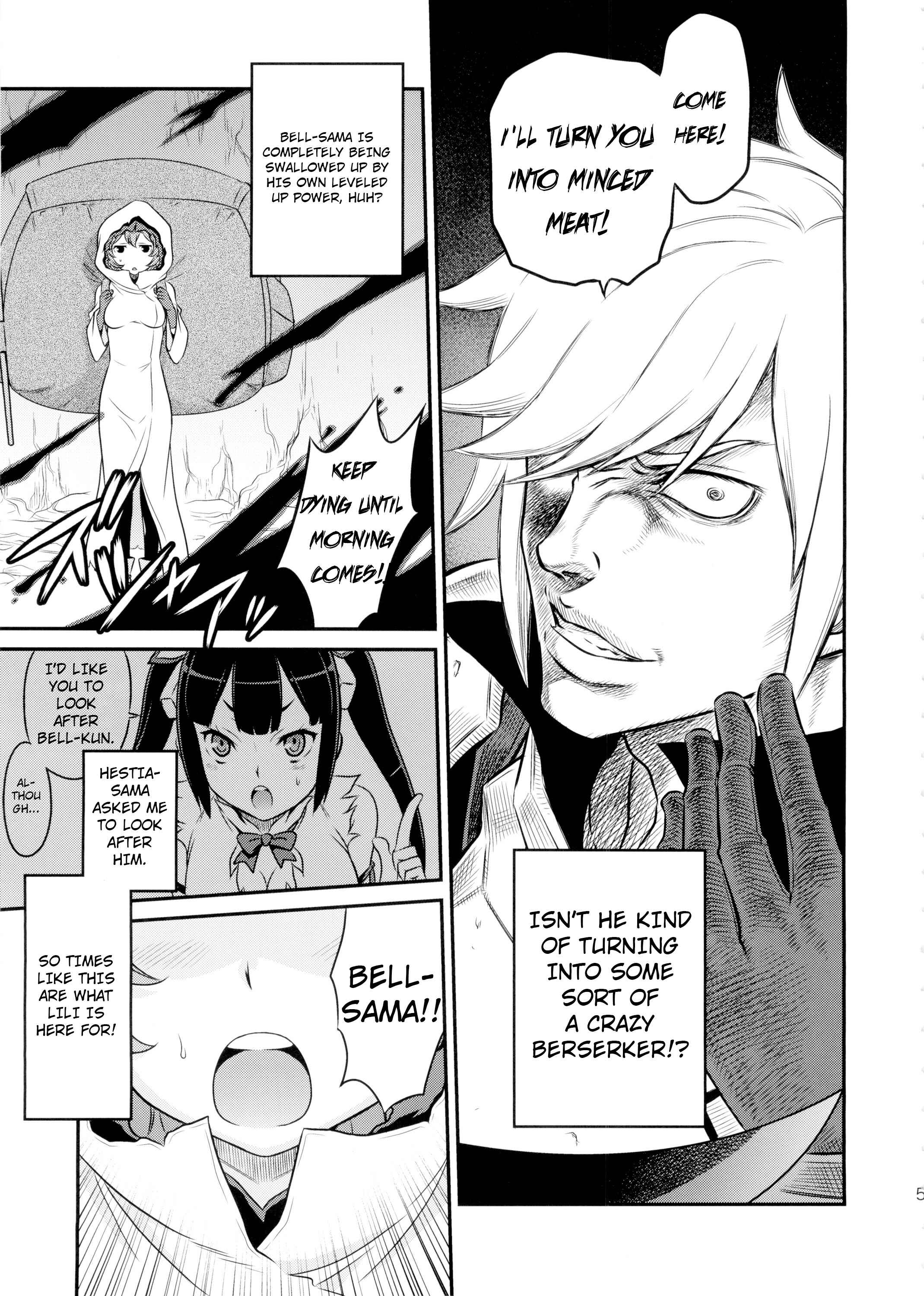 Page 4 Chapter Unknown_d2fc Dungeon ni Deai o Motomeru no wa Machigatteiru Darou ka - Lili ni Omakase Dungeon!! (Doujinshi)