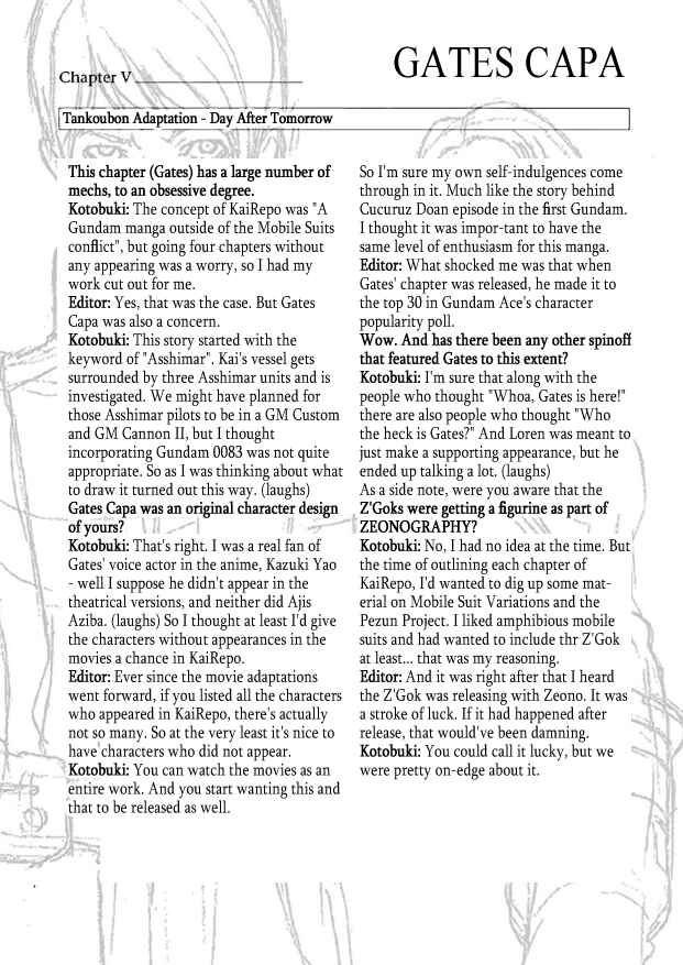 Page 20 Chapter 4 Mobile Suit Zeta Gundam: Day After Tomorrow - From Kai Shidens Report