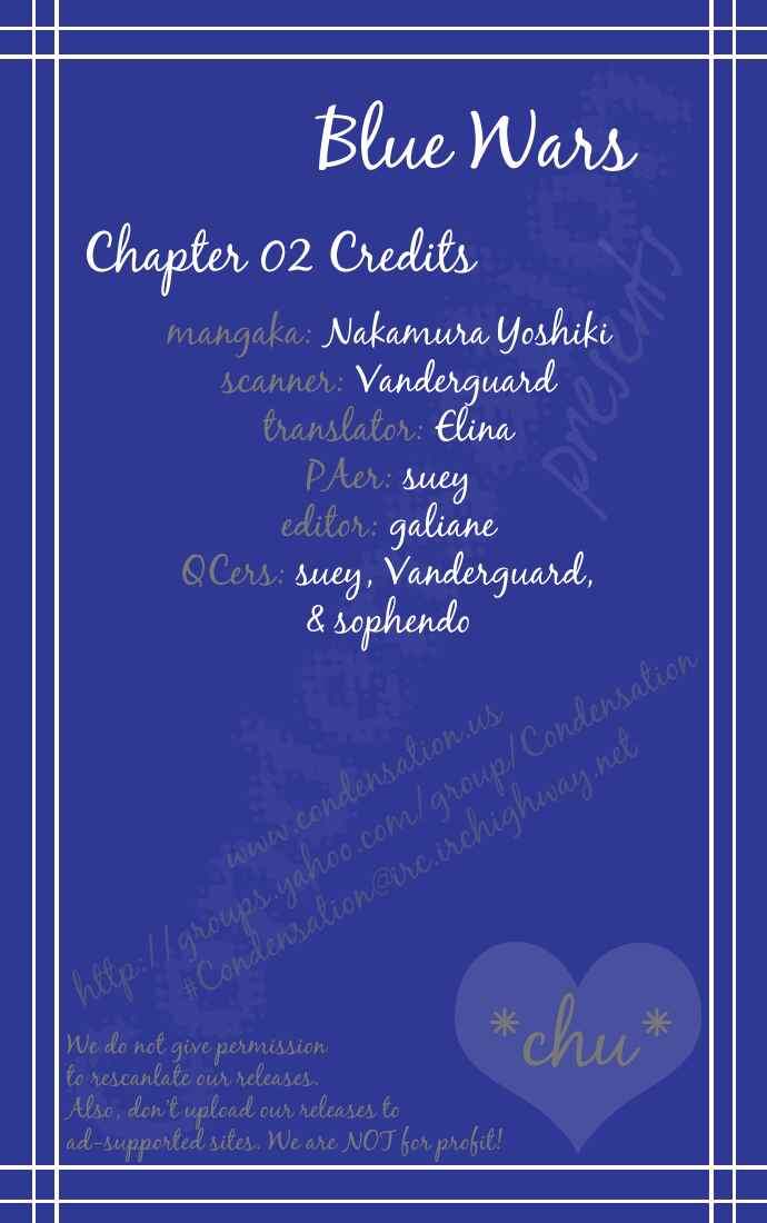 Page 1 Chapter 2 Blue Wars
