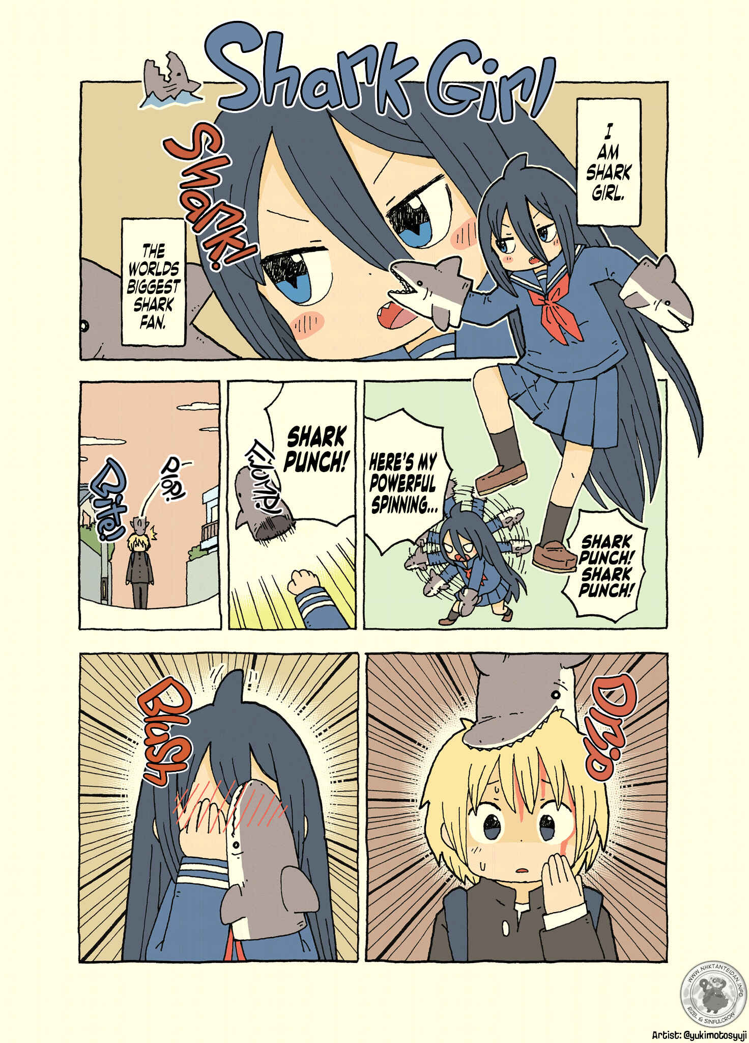 Page 1 Chapter 2 Shark Girl (Webcomic)
