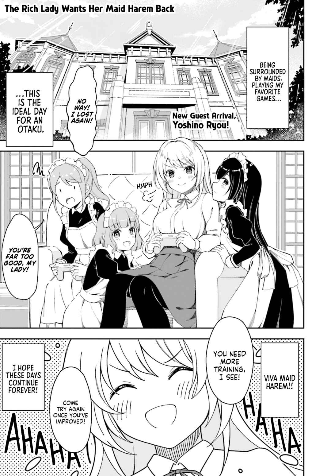 Page 1 Chapter Unknown_e27c Ojousama wa Maid Harem wo Torimodoshitai