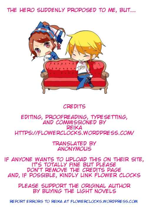 Page 1 Chapter 8 Yuusha-sama ni Ikinari Kyuukon sareta no desu ga