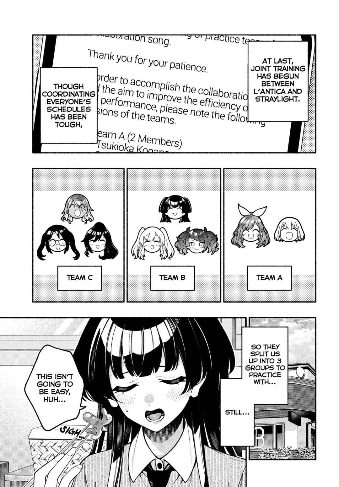 Page 1 Chapter 19.2 THE iDOLM@STER: Shiny Colors - Coherent Light