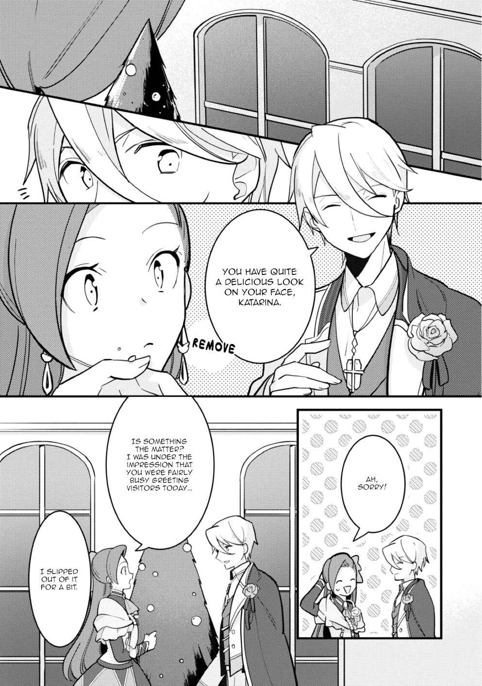 Page 7 Chapter 9 Otome Game no Hametsu Flag Shika Nai Akuyaku Reijou ni Tensei Shiteshimatta... Koushiki Anthology Comic ~Sweet Memories~