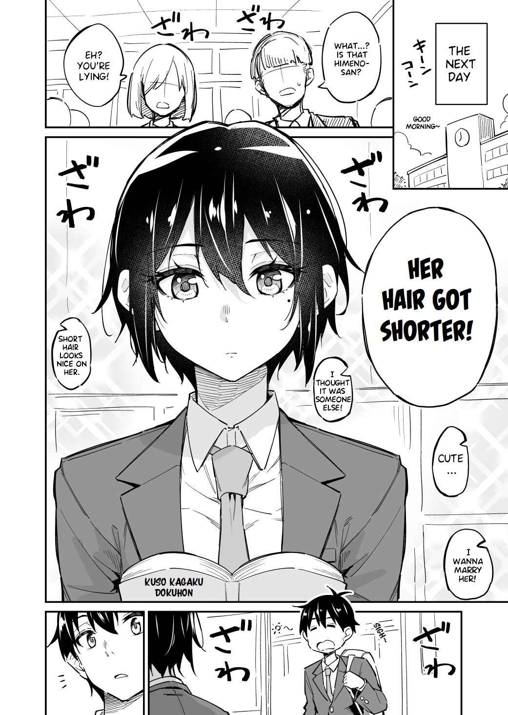 Page 2 Chapter 1 Cutting Her Hair After Finding out That the Person She Likes, Likes Short Cuts