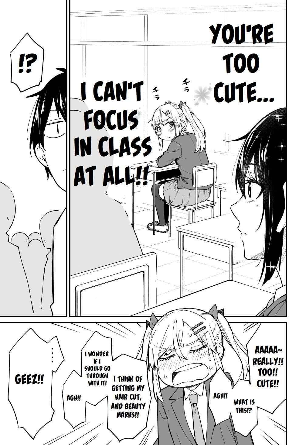 Page 3 Chapter 5 Cutting Her Hair After Finding out That the Person She Likes, Likes Short Cuts
