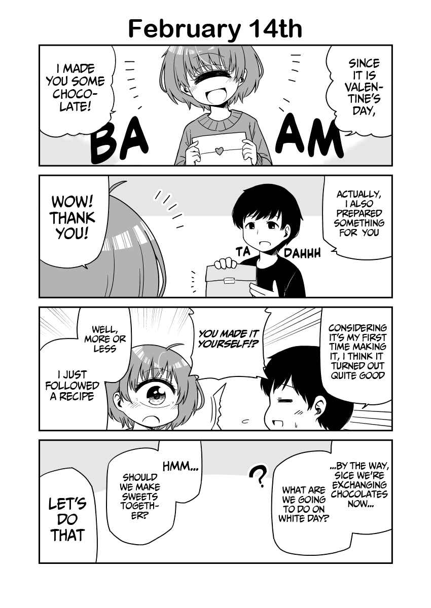 Page 1 Chapter 4 Uchi no Kanojo wa Tangan-Chan