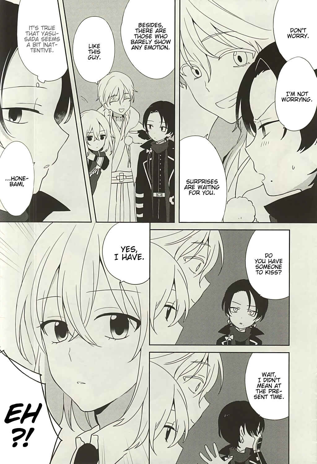 Page 14 Chapter Unknown_0fcb Touken Ranbu - Kamisama na Bokura no   (Doujinshi)