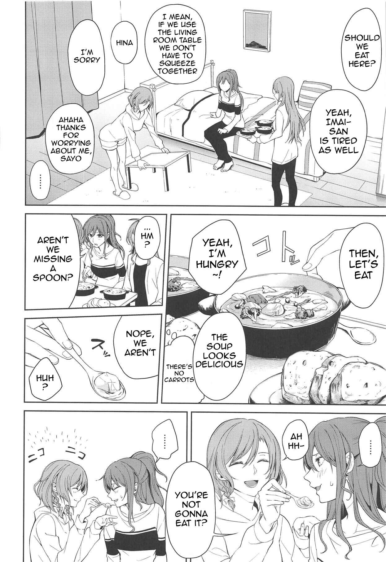 Page 13 Chapter Unknown_2aeb BanG Dream! - Sayo Lisa Hina Ecchi Book (Doujinshi)