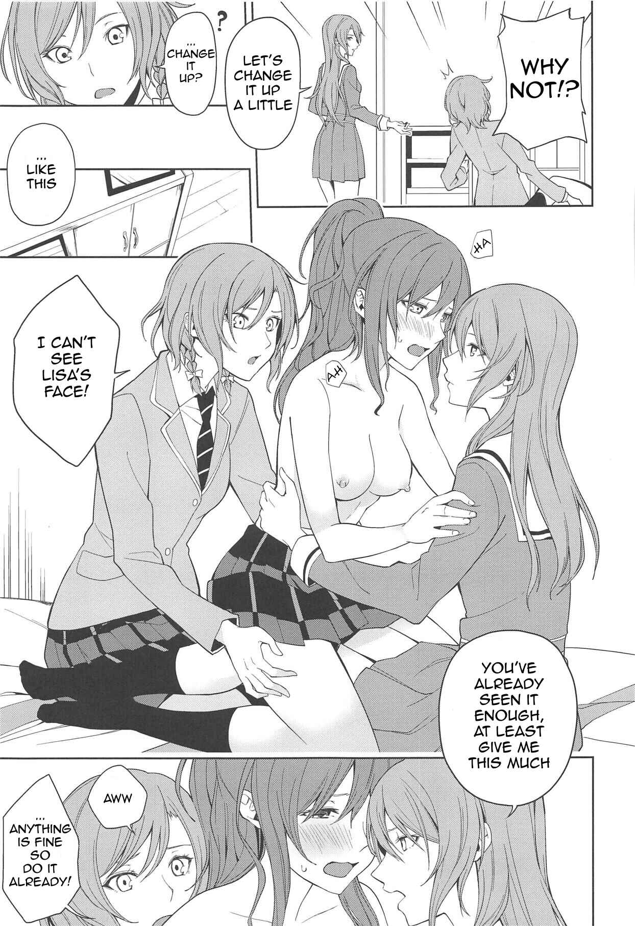 Page 4 Chapter Unknown_2aeb BanG Dream! - Sayo Lisa Hina Ecchi Book (Doujinshi)
