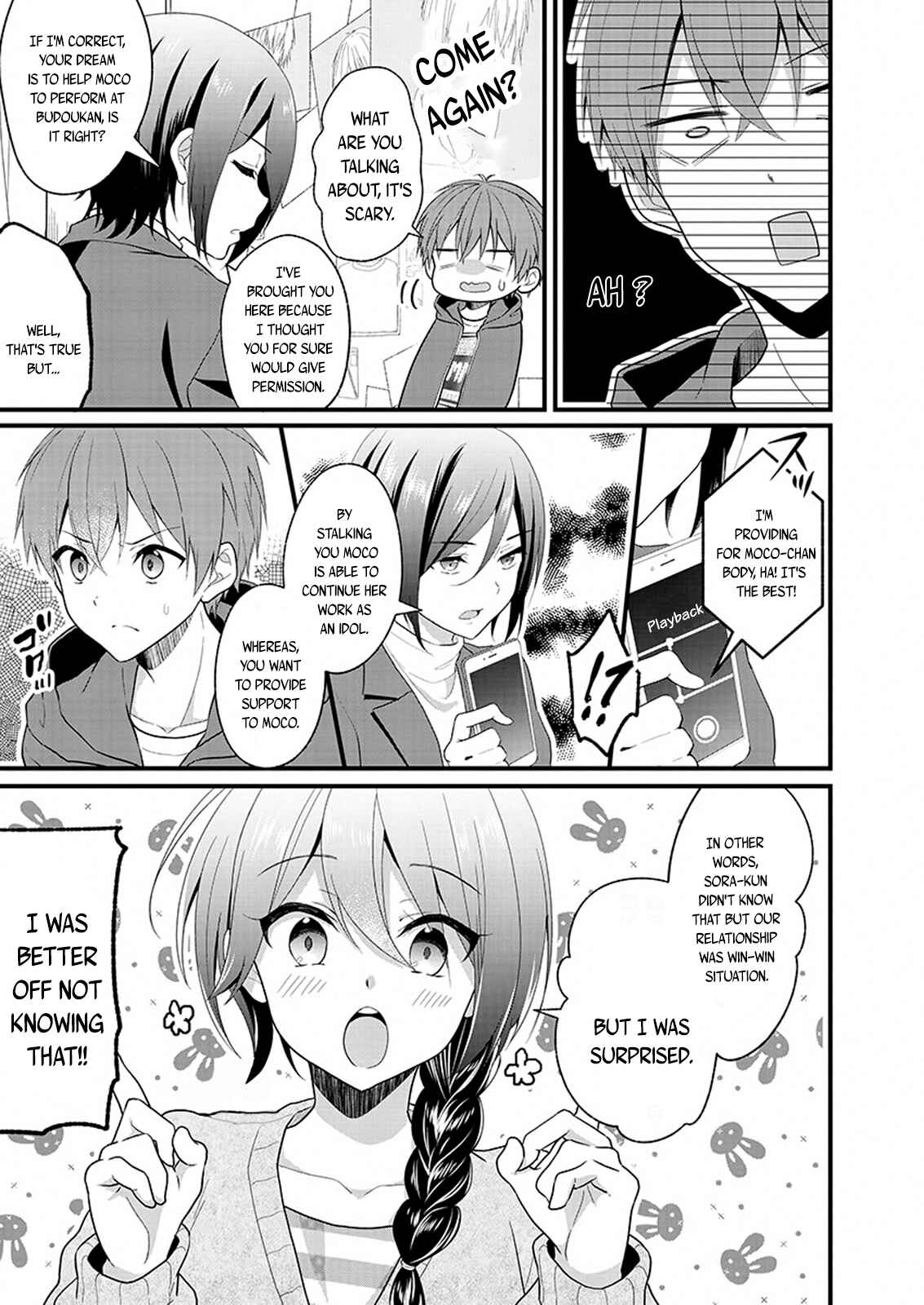 Page 12 Chapter 1.2 Oshi ga Kounin Stalker ni Narimashita