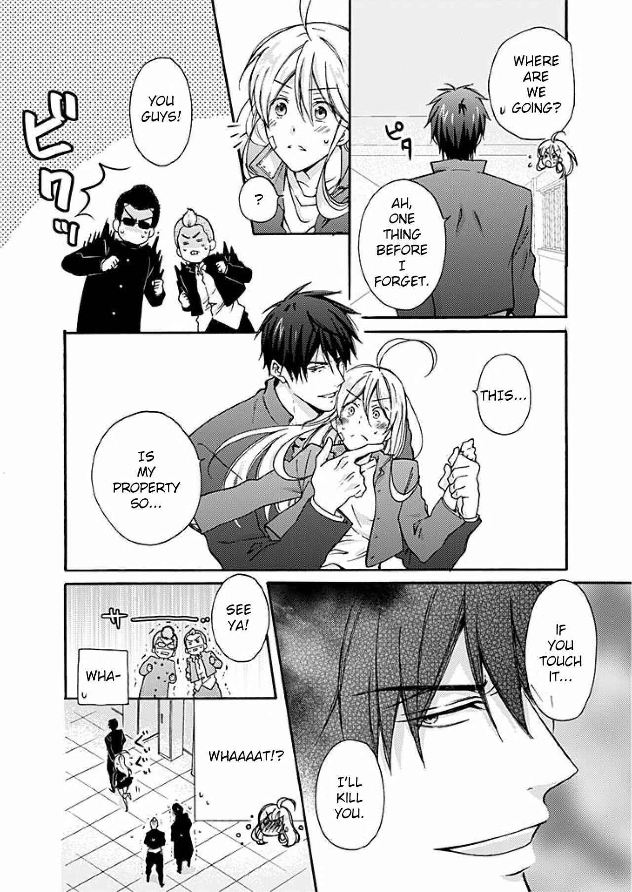 Page 9 Chapter 2 Nyotaika Yankee Gakuen ☆ Ore no Hajimete, Nerawaretemasu.