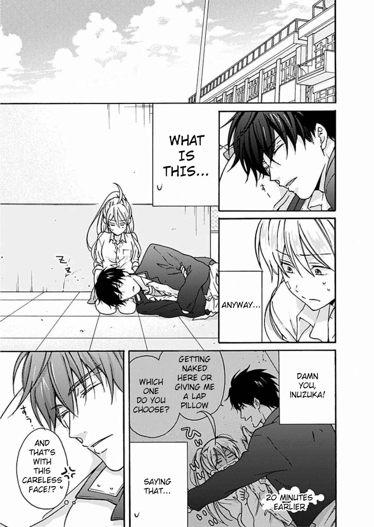Page 12 Chapter 3 Nyotaika Yankee Gakuen ☆ Ore no Hajimete, Nerawaretemasu.