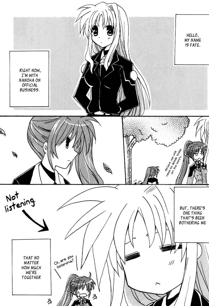 Page 3 Chapter Unknown_3d0d Mahou Shoujo Lyrical Nanoha - Yappari Kimi ga Suki! (Doujinshi)