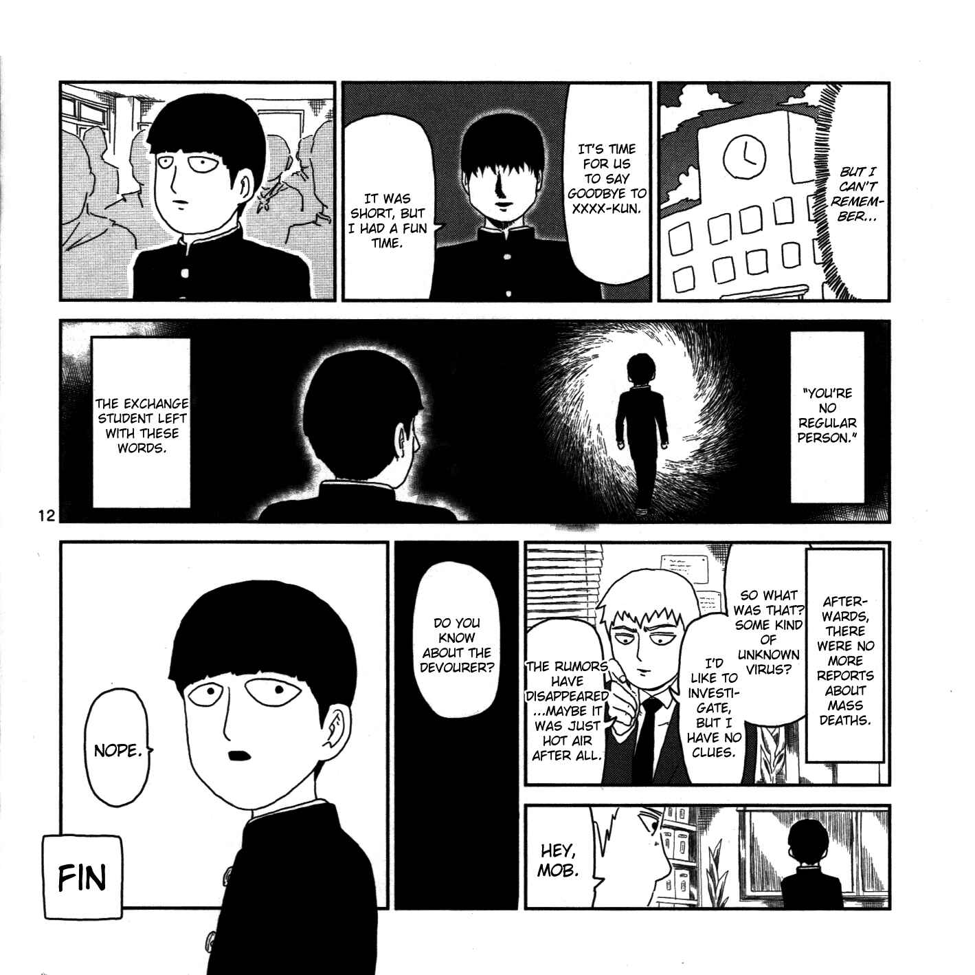 Page 12 Chapter Unknown_2ed9 Mob Psycho 100×Hito Kui
