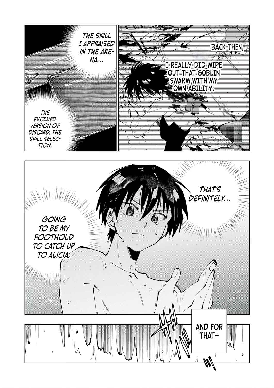 Page 10 Chapter 2 Gomi Sukiru [Suteru] ga [Shushasentaku] ni Kakusei Shitanode, Saikou Nando no Dai Meikyuu wo Kanzen Koryaku Suru ~Munouda to Pati wo Tsuihosareta Shounen ga Saikyou ni Itaru Made~