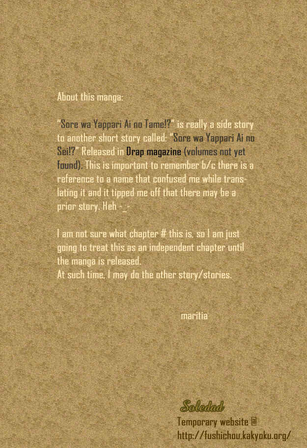 Page 2 Chapter 5 Sore wa Yappari Koi no Sei!?