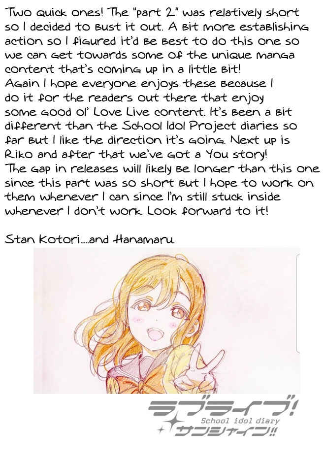 Page 12 Chapter 1.5 Love Live Sunshine: School Idol Diary