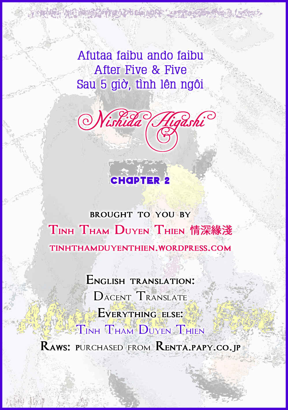 Page 1 Chapter 2 After Five & Five
