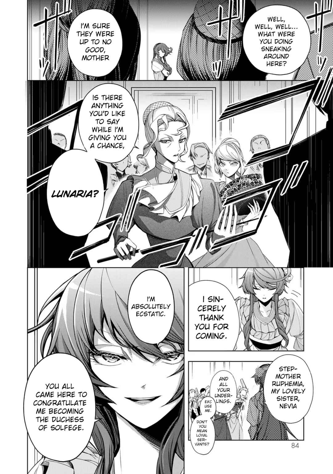 Page 34 Chapter 2 A Splendid Revenge Story of a Super-Dreadnought Cheat Villainess