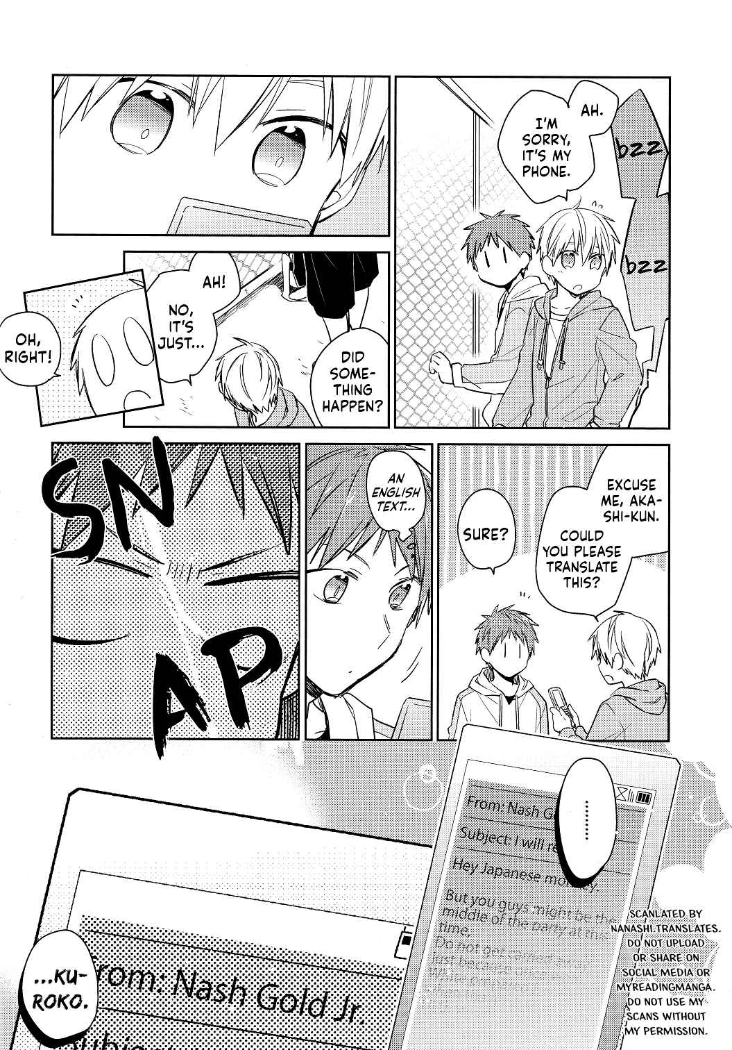 Page 10 Chapter Unknown_5d13 Kuroko no Basket - Kore Kara mo Yoroshiku (Doujinshi)