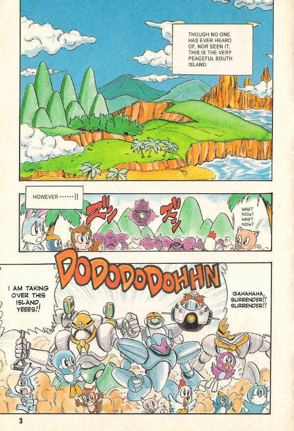 Page 1 Chapter 1 Sonic the Hedgehog Story Comic