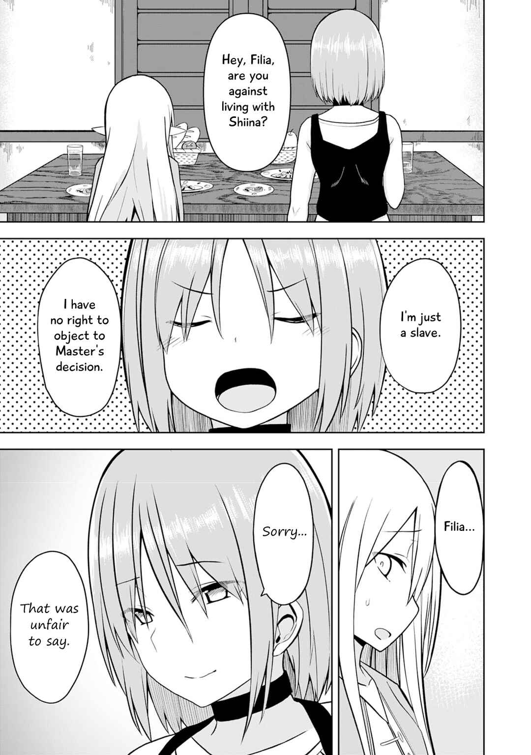 Page 3 Chapter 9 Eroi Koto Suru Tame ni Kyonyuu Bishoujo Dorei wo Katta Hazu ga, Oshishou-sama to Shitawa Rete Omotta Toori ni Ikanaku Naru Hanashi