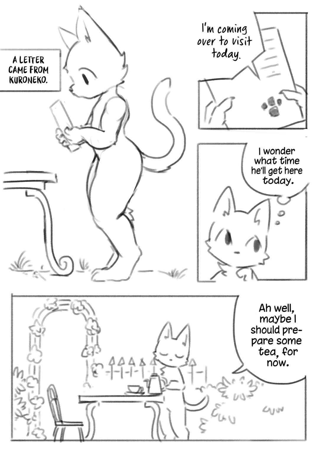 Page 2 Chapter 1 White Cat and Black Cat