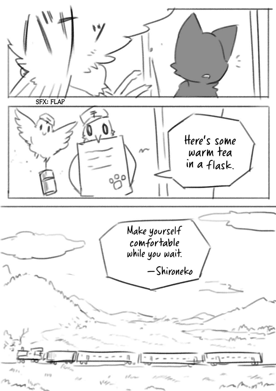 Page 5 Chapter 1 White Cat and Black Cat