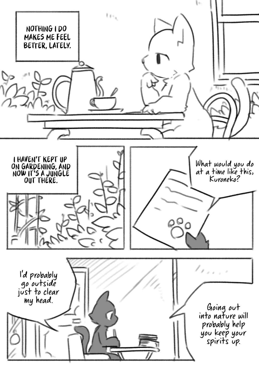 Page 1 Chapter 18 White Cat and Black Cat