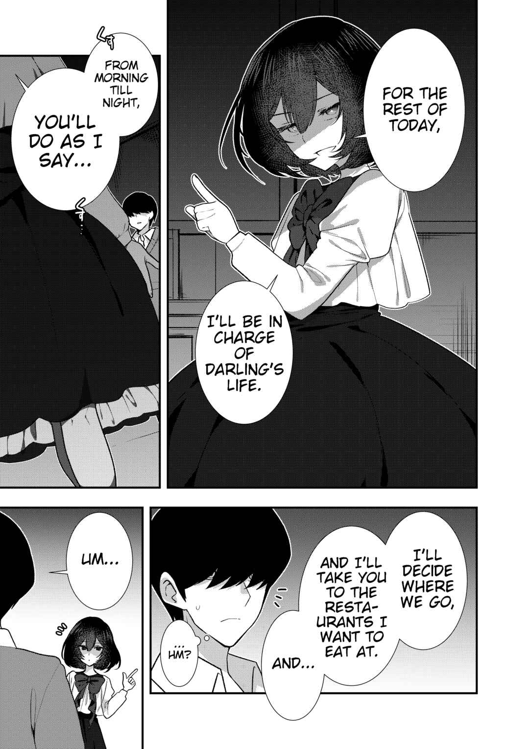 Page 1 Chapter 8 A Yandere Girl Who Is Not Very Good at Being Yandere