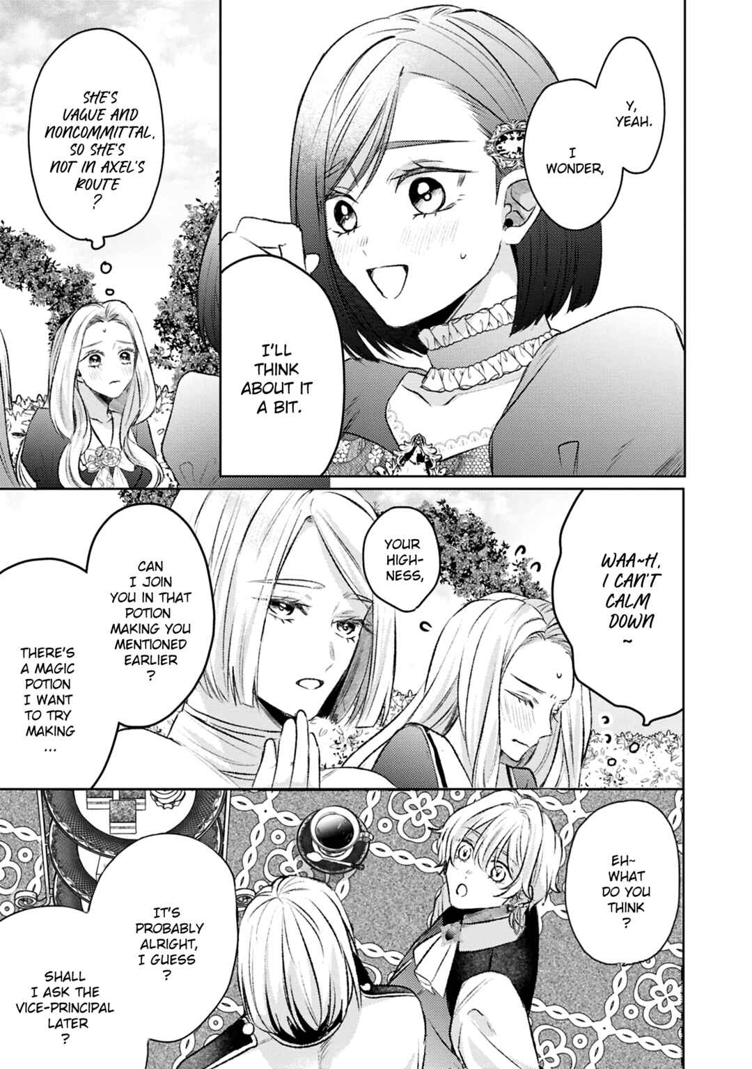 Page 25 Chapter 10 Ko, Konna Ikemen ga Watashi no Osananajimi de Konyakusha Desutte? Sasuga Akuyaku Reijou, Sore Kurai no Utsuwa Janakereba Konna Taiyaku Tsutomaranai Wa