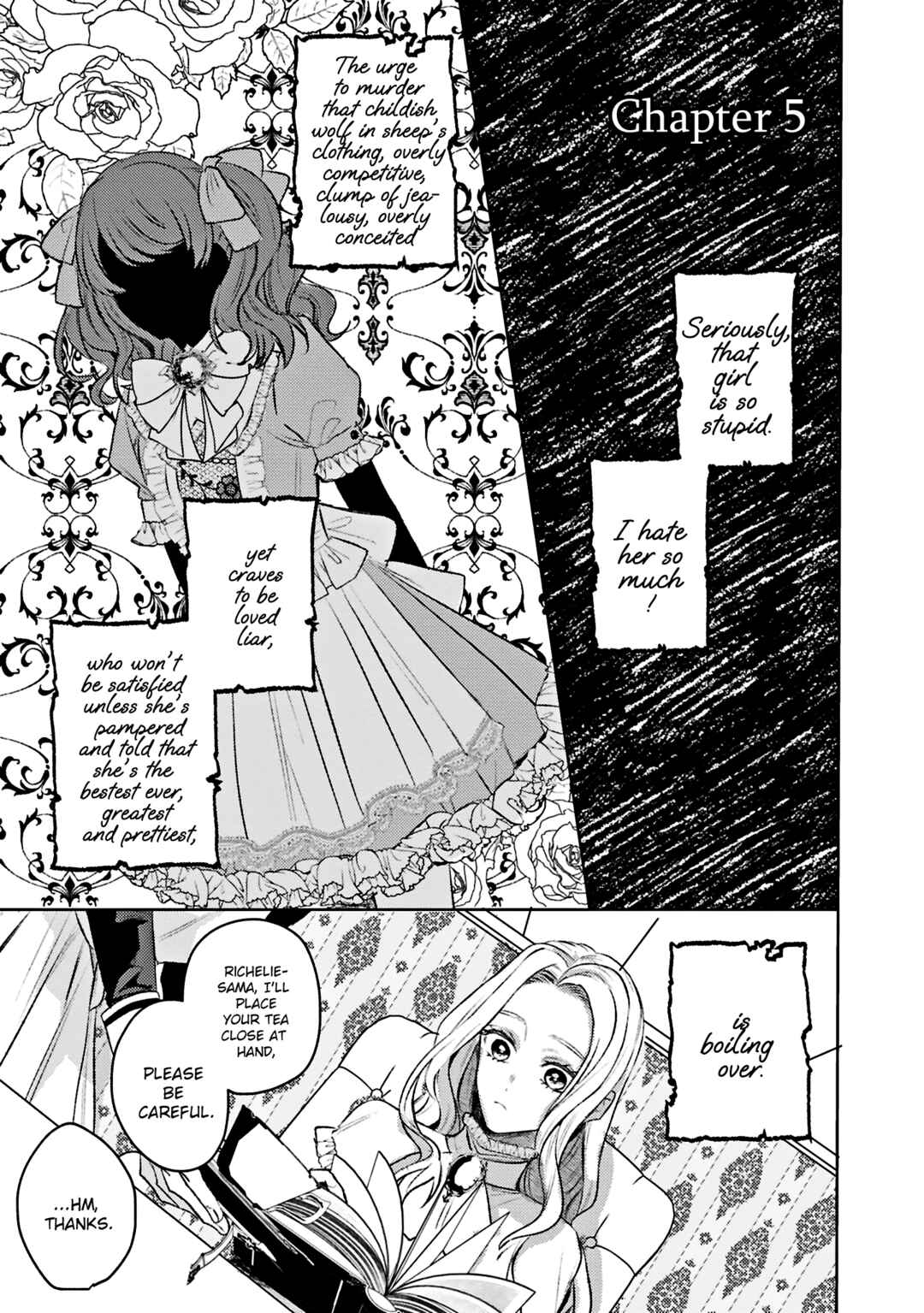 Page 2 Chapter 5 Ko, Konna Ikemen ga Watashi no Osananajimi de Konyakusha Desutte? Sasuga Akuyaku Reijou, Sore Kurai no Utsuwa Janakereba Konna Taiyaku Tsutomaranai Wa