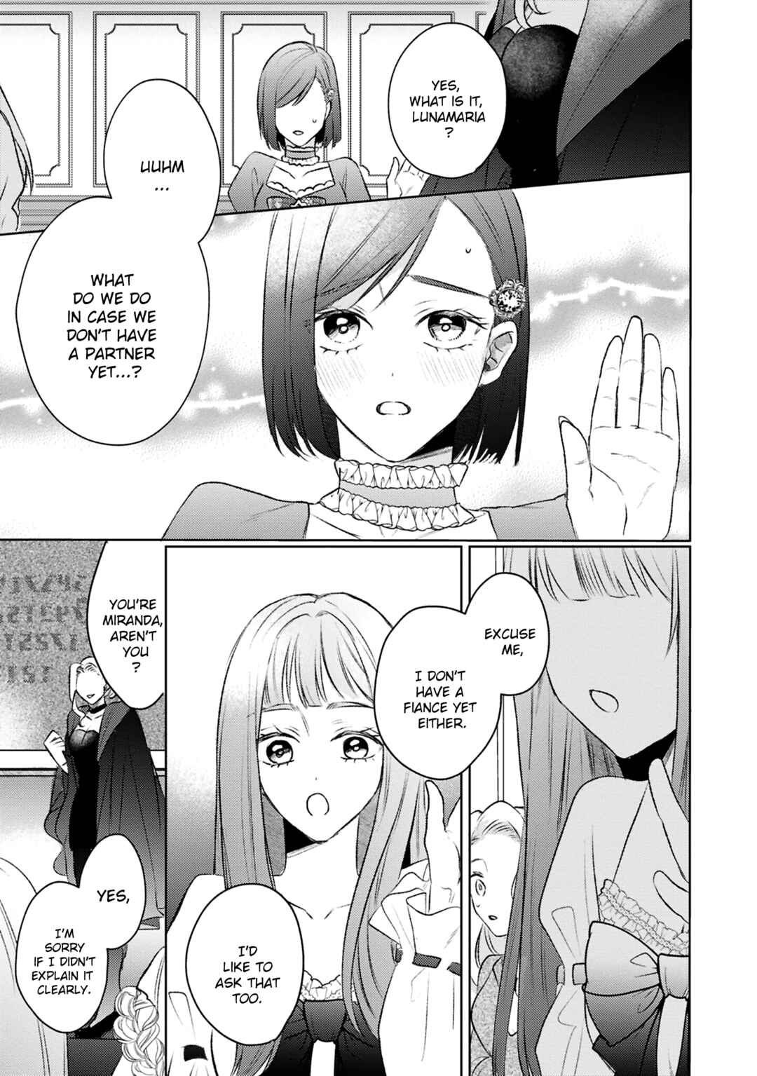 Page 7 Chapter 9 Ko, Konna Ikemen ga Watashi no Osananajimi de Konyakusha Desutte? Sasuga Akuyaku Reijou, Sore Kurai no Utsuwa Janakereba Konna Taiyaku Tsutomaranai Wa