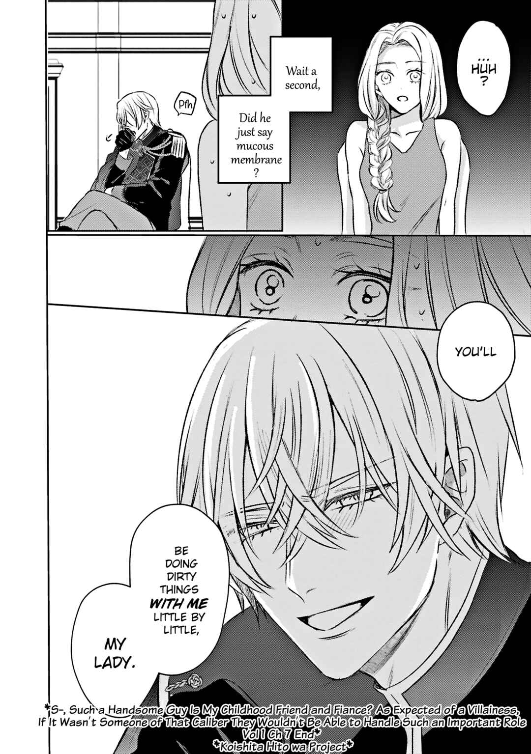 Page 24 Chapter 7 Ko, Konna Ikemen ga Watashi no Osananajimi de Konyakusha Desutte? Sasuga Akuyaku Reijou, Sore Kurai no Utsuwa Janakereba Konna Taiyaku Tsutomaranai Wa