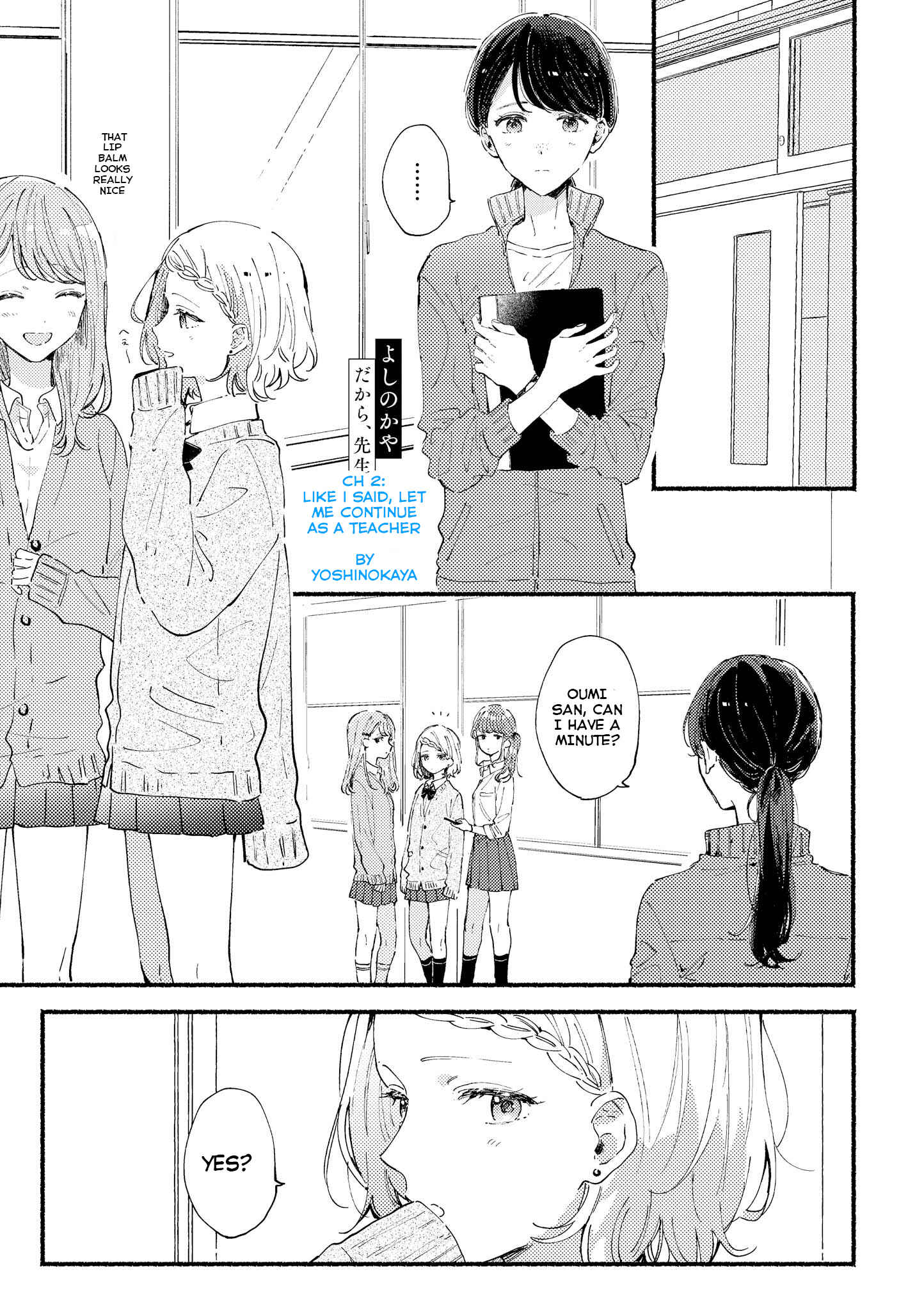 Page 1 Chapter 2 Teacher x Student Yuri Anthology Comic