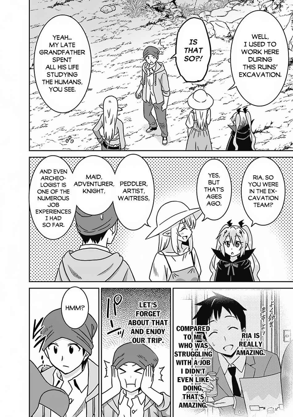 Page 13 Chapter 54 Saikyou no Shuzoku ga Ningen Datta Ken