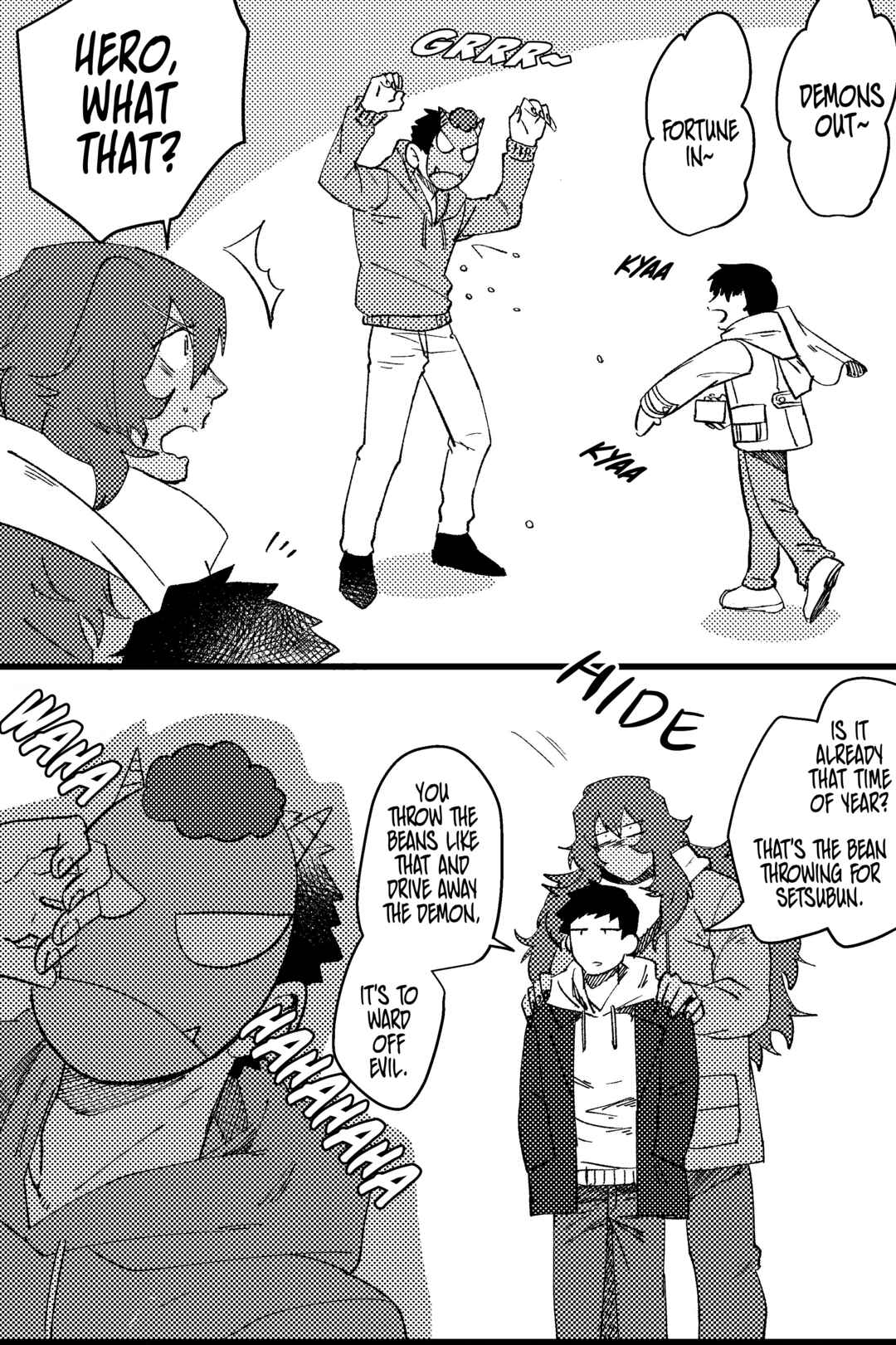 Page 1 Chapter 14 The Ex-Hero High-Schooler and the Ex-Demon King Househusband (Pre-Serialization)