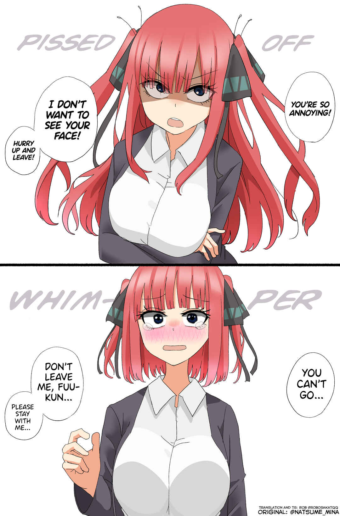 Page 1 Chapter 1 5Toubun no Hanayome - Current and Previous Nino comparison (Doujinshi)