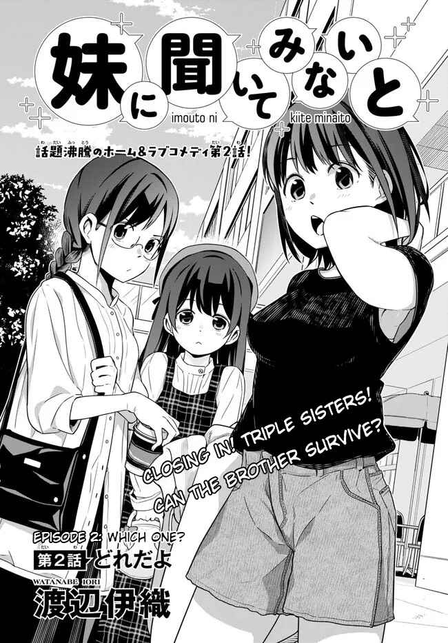 Page 2 Chapter 2 Imouto ni Kiiteminai to