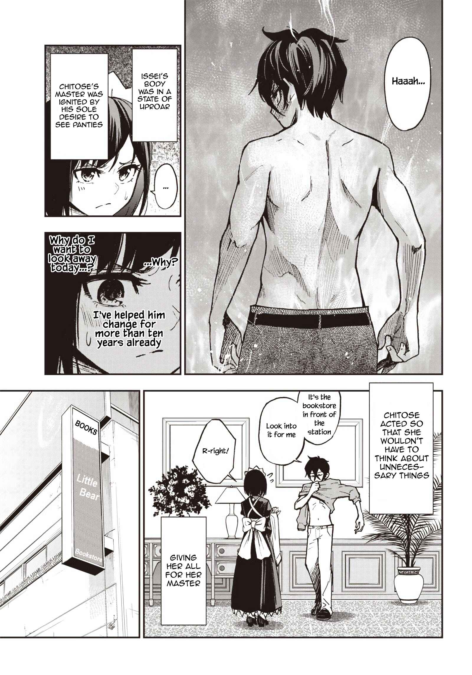 Page 8 Chapter 5 Iya na Kao Sarenagara Opantsu Misete Moraitai: Yo wa Pantsu ga Mitai zo