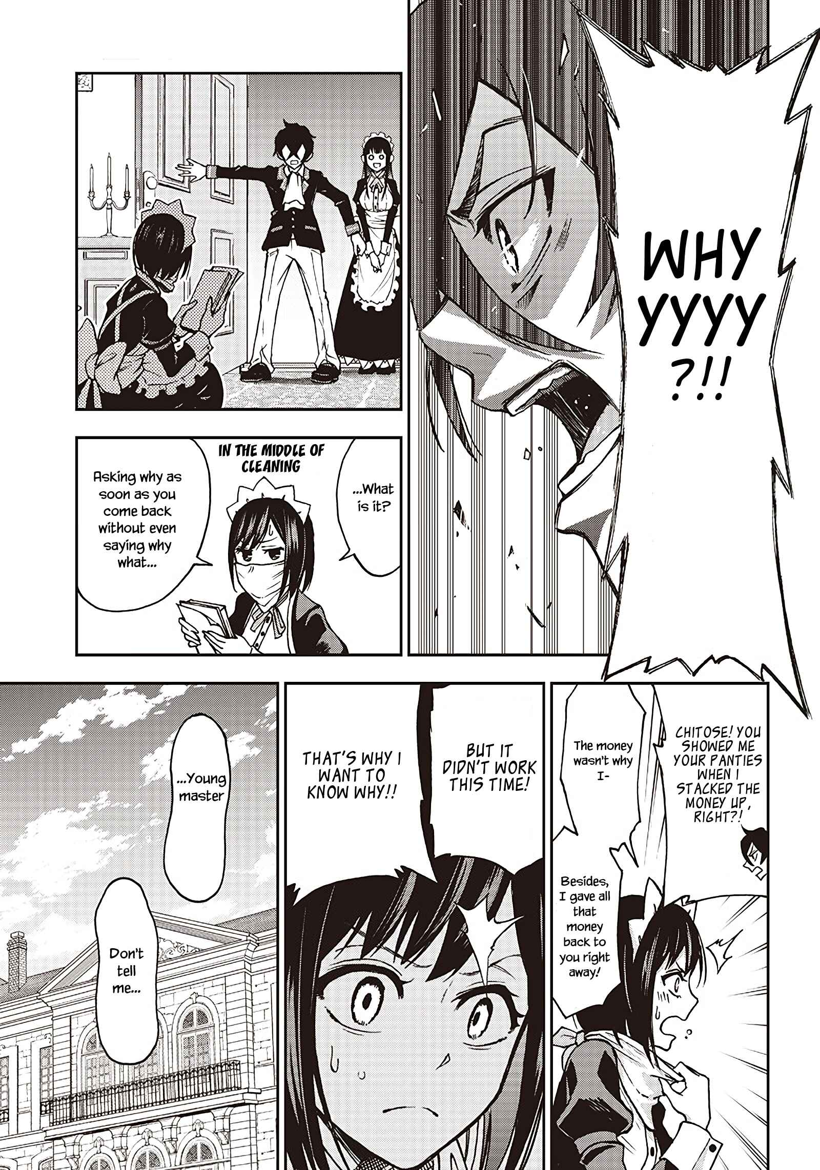 Page 1 Chapter 2 Iya na Kao Sarenagara Opantsu Misete Moraitai: Yo wa Pantsu ga Mitai zo
