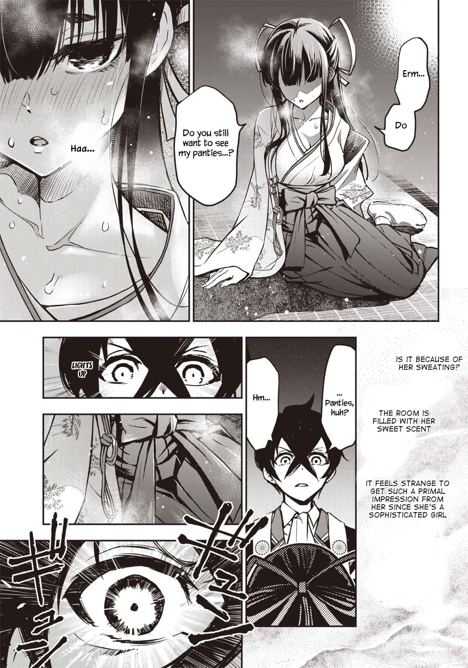 Page 12 Chapter 16 Iya na Kao Sarenagara Opantsu Misete Moraitai: Yo wa Pantsu ga Mitai zo